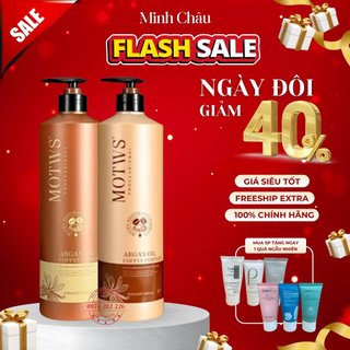 Dầu gội đầu MOTWS cà phê kích thích mọc tóc - Dầu gội thảo dược phục hồi tóc hư tổn nặng chuẩn hãng