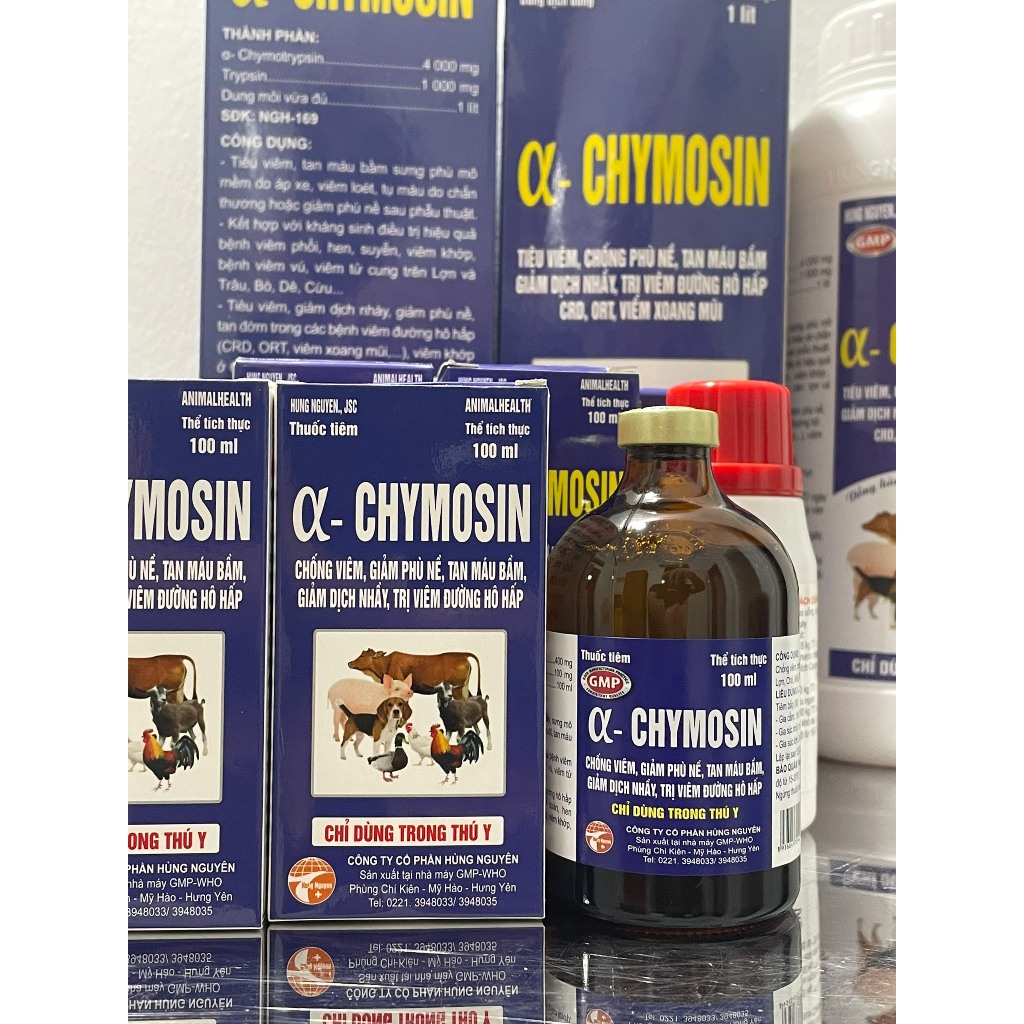 CHYMOSIN tiêm của Hùng Nguyên dùng cho động vật
