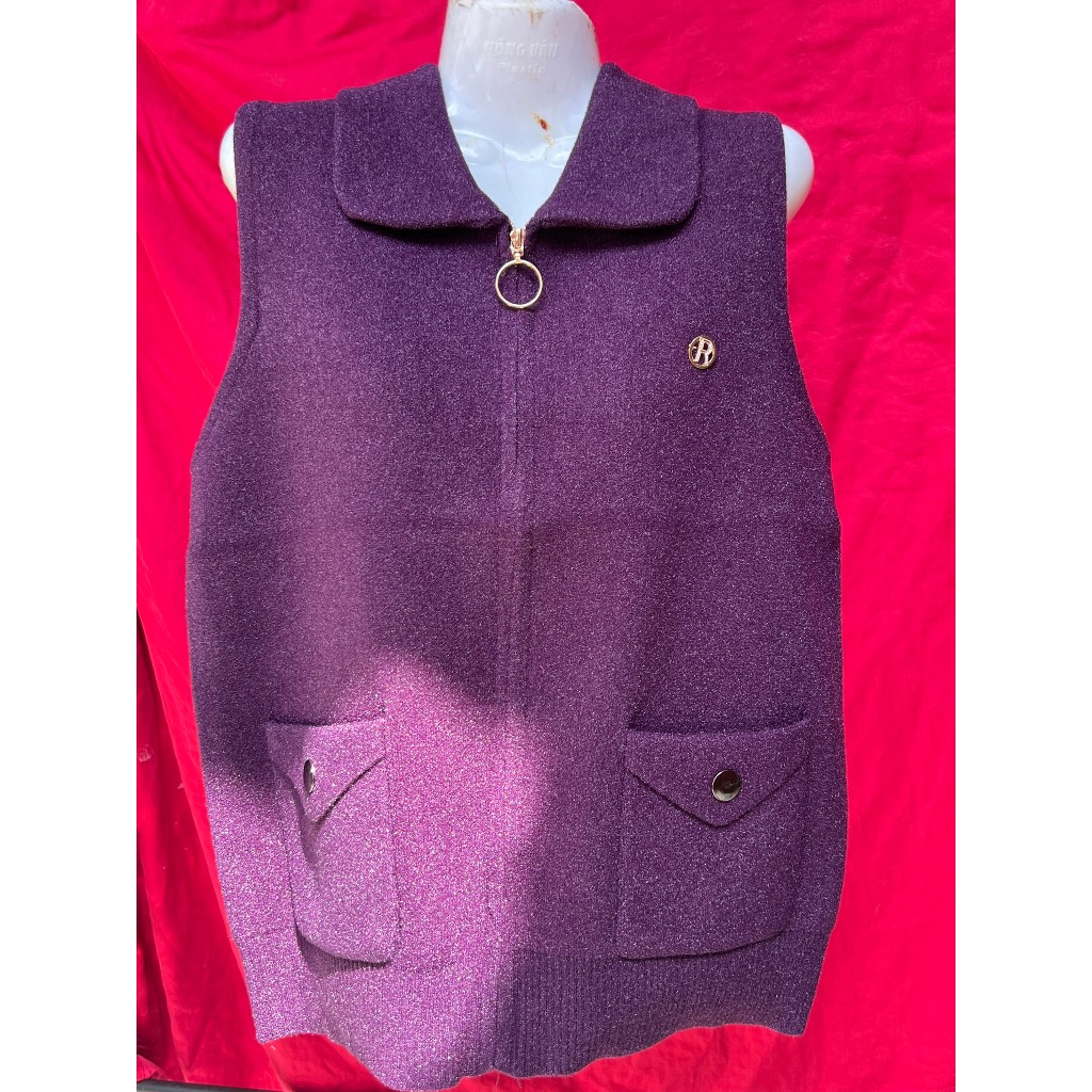 Áo Gile nữ cho mẹ trung niên dáng vest cao cấp hàng Quảng Châu loại 1 làm quà tặng mẹ U50 U60