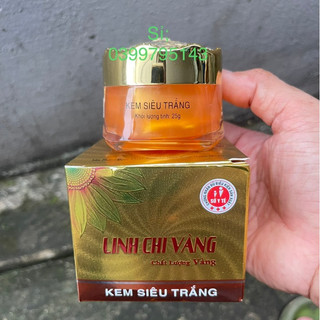 Kem siêu trắng da linh chi vàng vip 25g