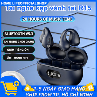 Tai nghe Bluetooth không dây dẫn truyền xương, Tai nghe kẹp vành tai kèm micro chống nước chuẩn