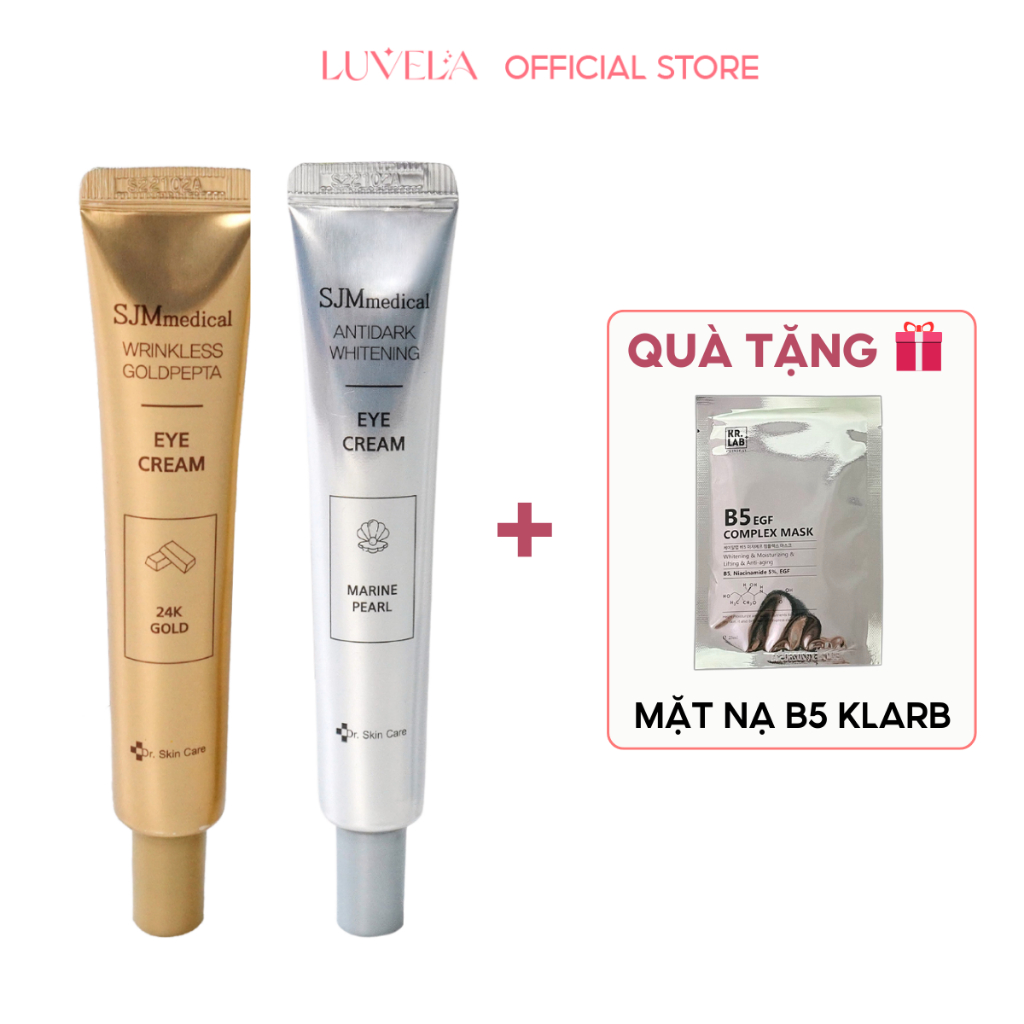 Kem Dưỡng Mắt SJM Medical Eye Cream Dưỡng Trắng, Chống Lão Hóa, Cải Thiện Nếp Nhăn Vùng Mắt KD37
