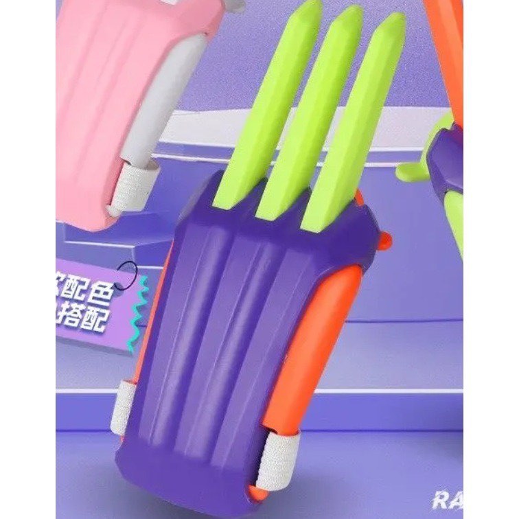 B1 ĐỒ CHƠI HÌNH MÓNG VUỐT CHÓ SÓI,MÓNG VUỐT NGƯỜI SÓI,MÓNG VUỐT ĐỒ CHƠI IN 3D CÓ NÚT BẬT VUỐT TỰ ĐỘNG LÀM QUÀ TẶNG