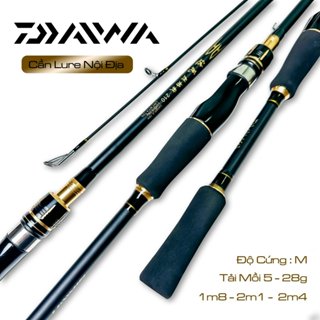 Cần Câu Lure 2 Khúc Daiwa Nội Địa Đầu Bu Chống Xoắn