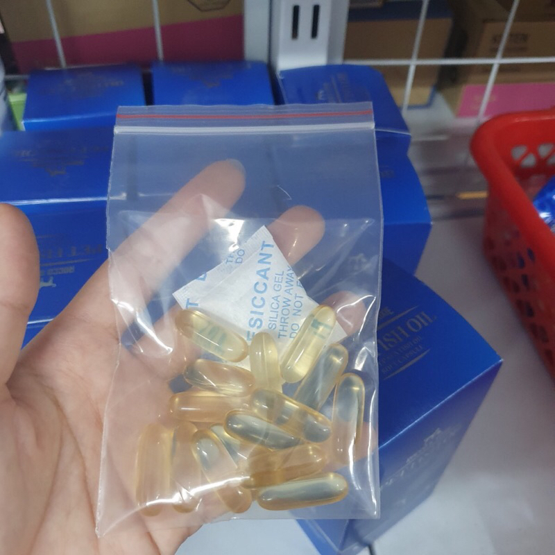 Viên dầu cá pet fish oil cho chó mèo