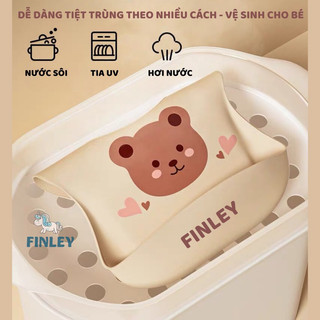 Yếm ăn dặm silicone chống thấm cho bé