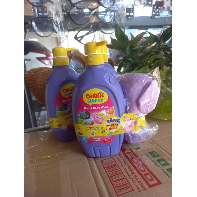 Sữa Tắm Gội Carrie Junior Cherry 700G
