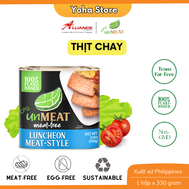 Thịt Chay Unmeat 330g - Nhập khẩu trực tiếp từ Philippines