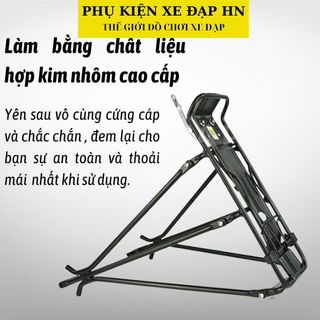 Gác ba ga nhôm dành cho xe đạp thể thao phanh đĩa 24, 26, 28