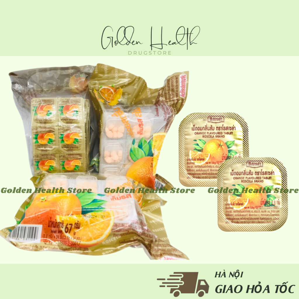 ⭐Kẹo Vitamin C Thái Lan Vị Cam