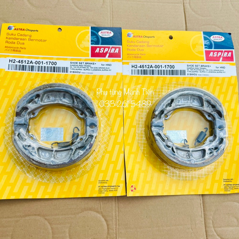 Bố thắng xe số Honda nhập khẩu Indonesia