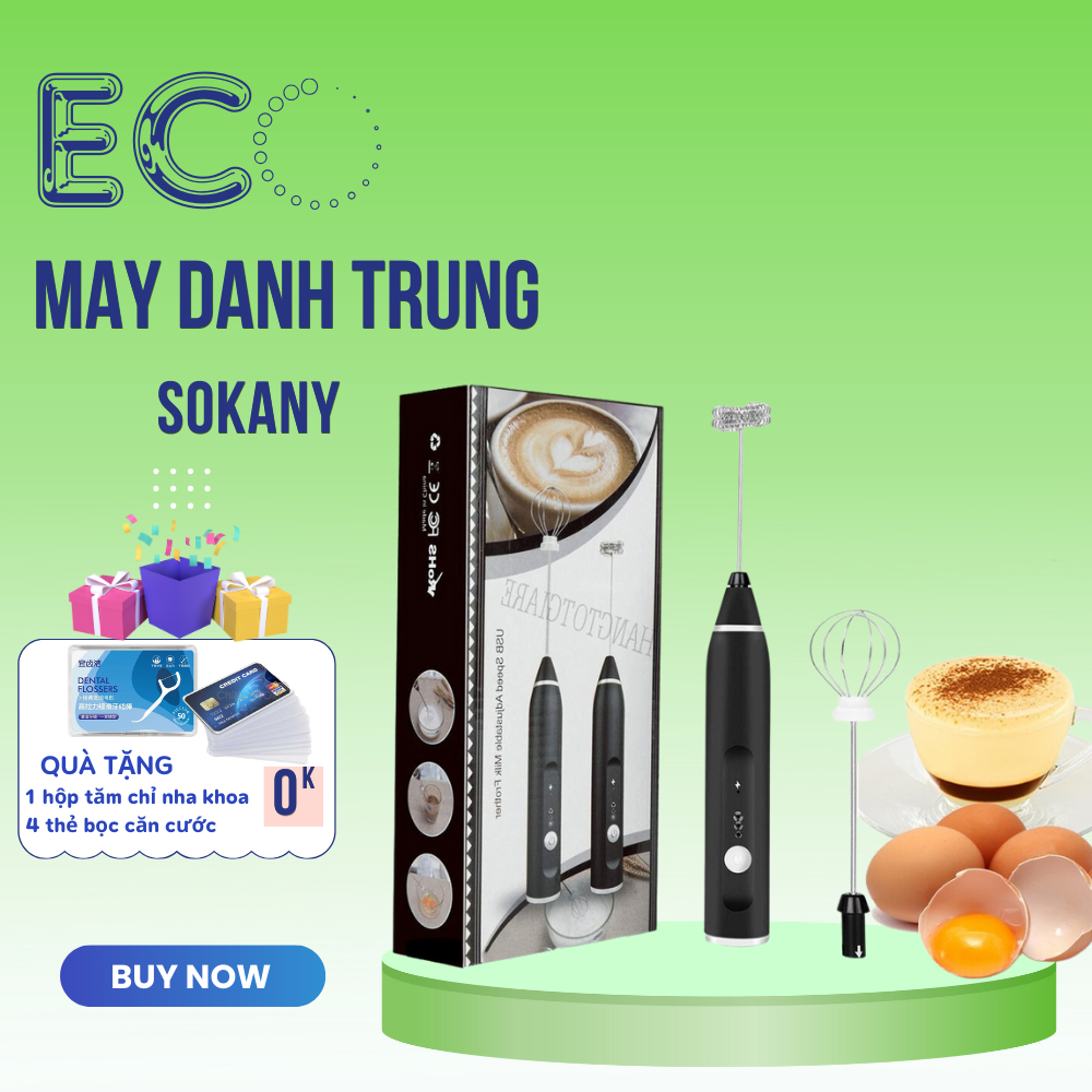 Máy đánh bọt cà phê mini cầm tay