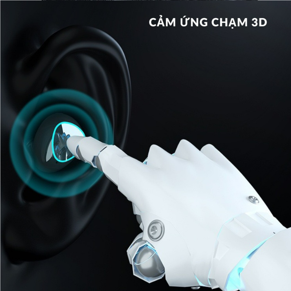Ai Nghe Bluetooth M10 Pro Nâng Cấp Pin Trâu 3000mah, Nút Cảm Ứng, Màn Hình Led Gaming, Chống Nước Chống Ồn
