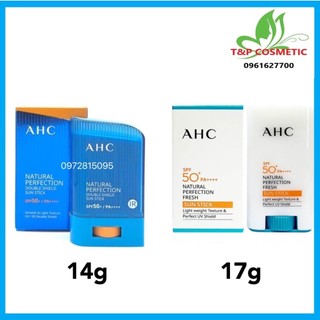 Kem chống nắng DẠNG THỎI AHC NATURAL PERFECTION FRESH SUN STICK SPF50+, PA++++
