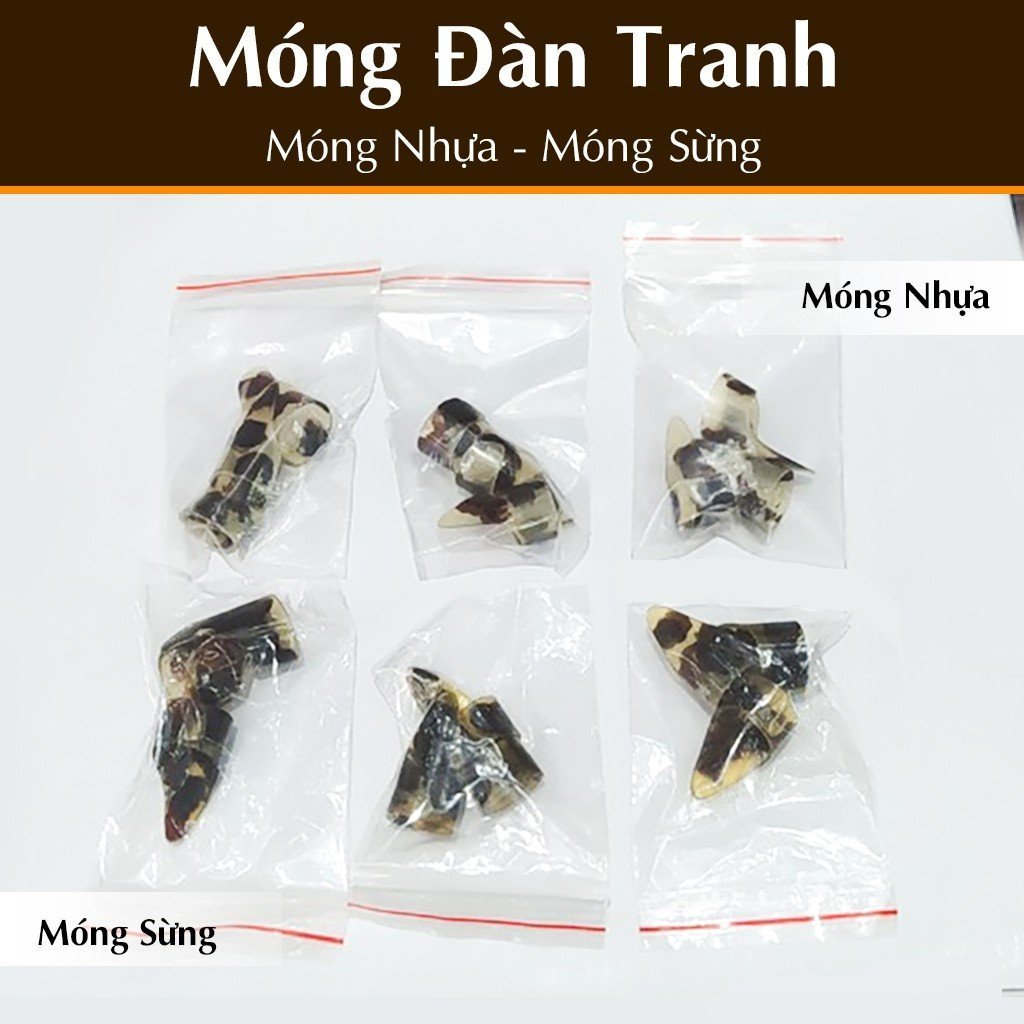 Móng Gảy Đàn Tranh - Bộ 3 Móng Đàn Tranh