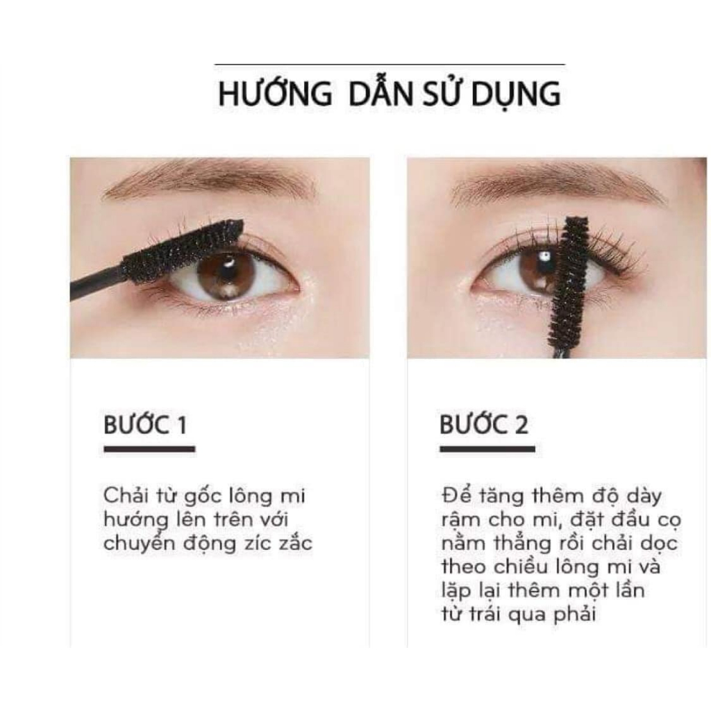 Mascara Missha 4D Dày Mi Không Lem Chống Nước - Mibebe