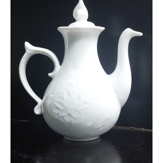 GỐM SỨ MINH LONG Bình nước tương (Sen Trắng)