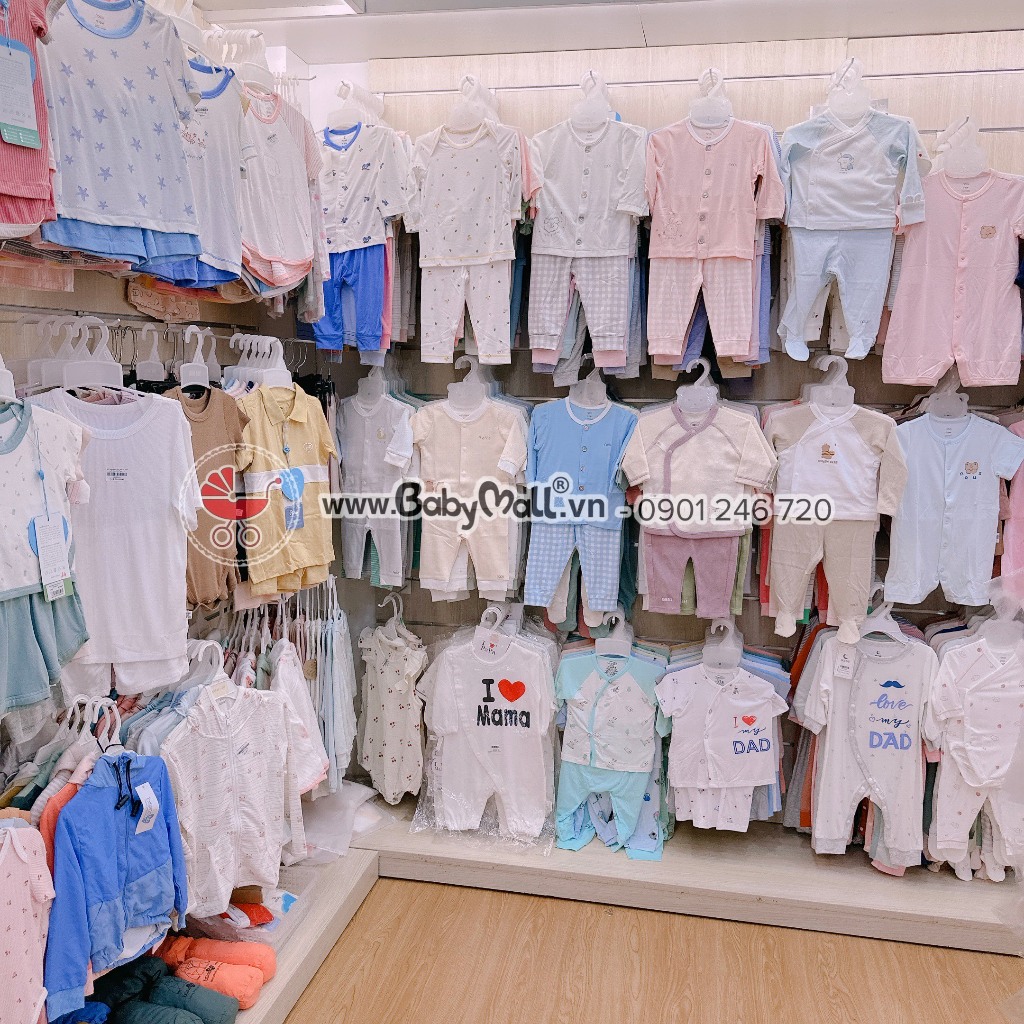 NOUS Bộ quần áo dài tay cài giữa