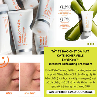 [Kate Somerville] Tẩy tế bào chết Kate Somerville ExfoliKate Intensive Exfoliating Treatment