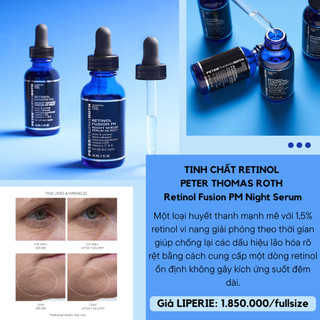 [Peter Thomas Roth] Serum chống lão hóa Peter Thomas Roth Retinol Fusion PM