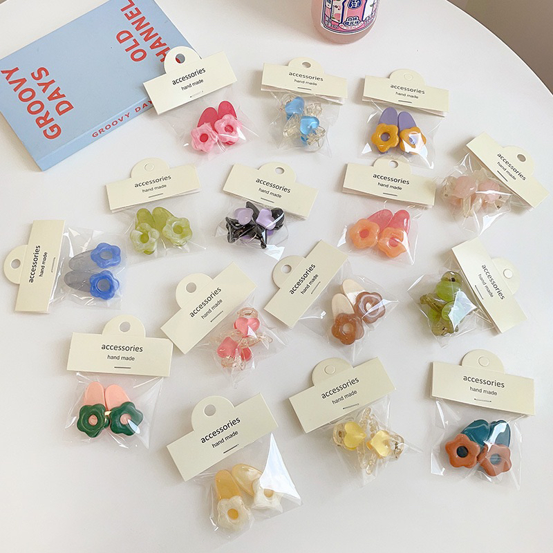 KẸP TÓC MINI MIX MÀU