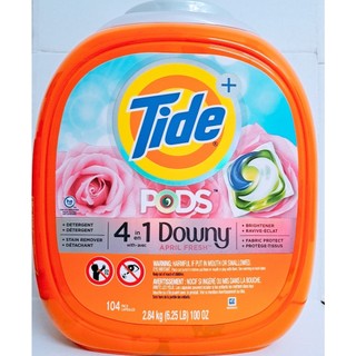 Viên giặt xả tide pods 104 viên 4in1