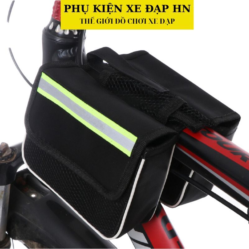 Túi đôi treo khung xe đạp merida ,shimano