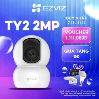 Camera WI-FI EZVIZ TY2 Trong nhà 1080P (Nâng cấp từ C6N, TY1), Quay Quét 360 Độ