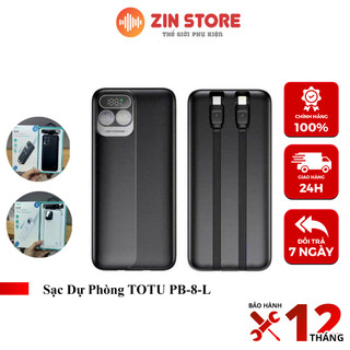 Sạc Dự Phòng TOTU PB-8-L,- Sạc Nhanh 22w - Dung Lượng 10000mAh - Led Hiển Thị Thông Số