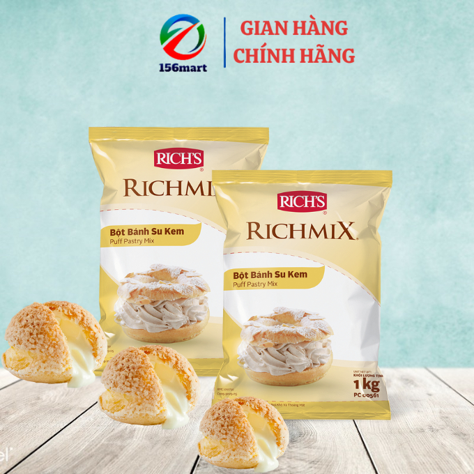 Bột trộn sẵn vỏ su kem Rich