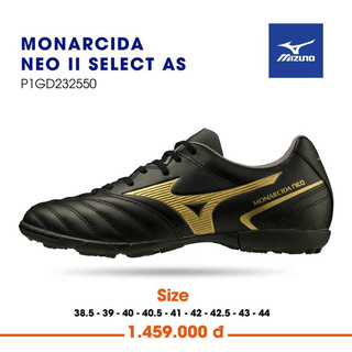 Giày đá bóng Mizuno monarcida neo 2 select as chính hãng new 2024  (tặng tất)