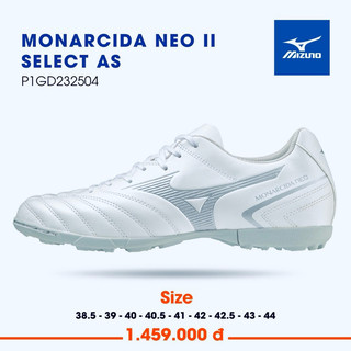 Giày đá bóng Mizuno monarcida neo 2 select as chính hãng new 2024  (tặng tất)
