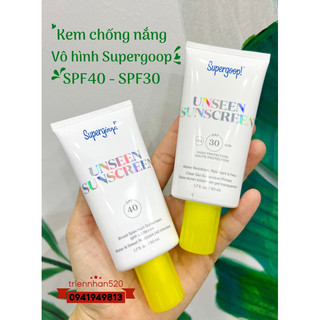 (Date 2026) Kem chống nắng trong suốt Unseen Sunsreen Supergoop SPF 40