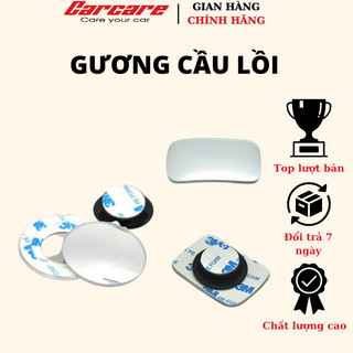 Cặp gương cầu lồi ô tô xóa điểm mù, gương lồi ô tô thủy tinh tráng bạc cao cấp