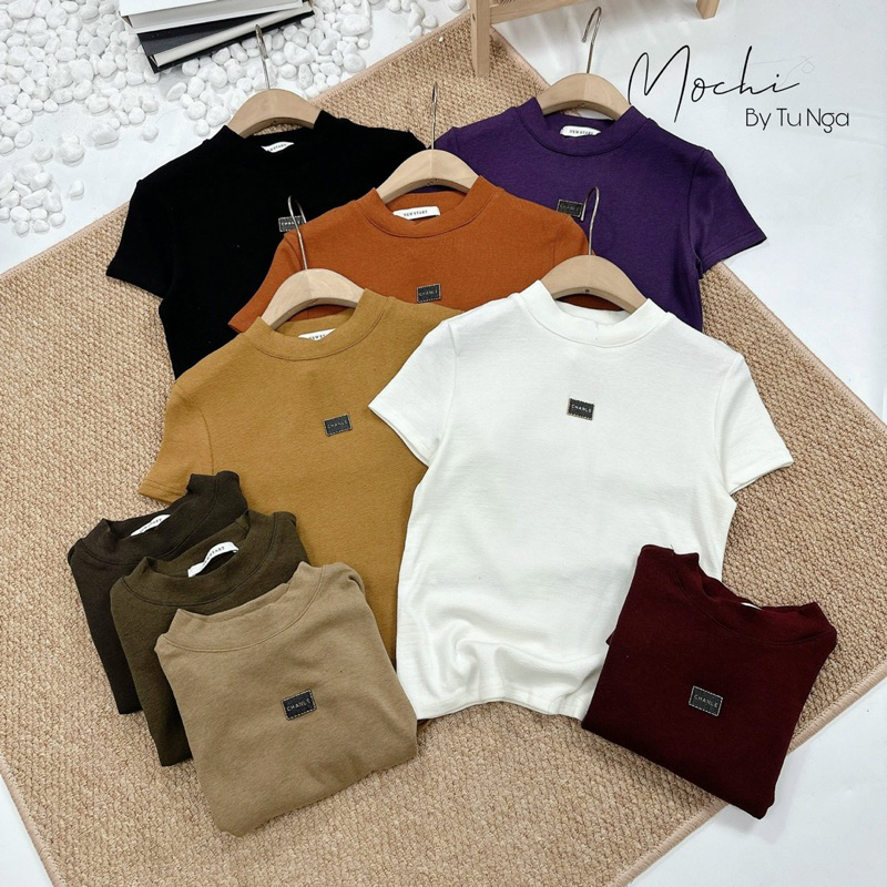 Áo thun mịn tag chanle - New start form ôm