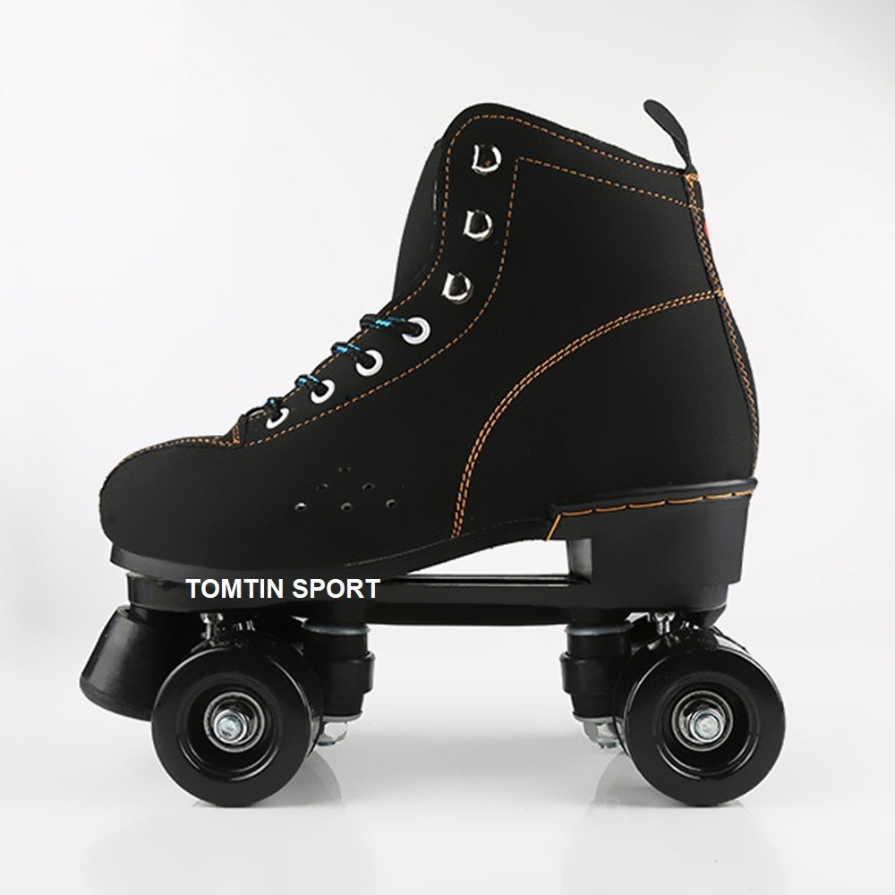 Giày patin 2 hàng bánh người lớn và thiếu niên đi được ngay không cần tập có size từ 37-44 Tomtin Sport