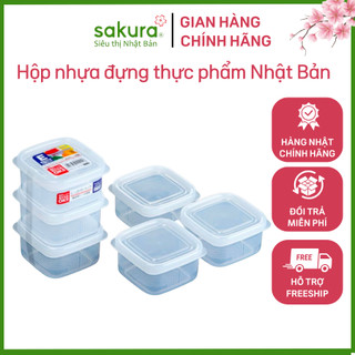 Hộp nhựa đựng thực phẩm Nhật Bản đủ kích thước dung tích - Hàng Nhật nội địa