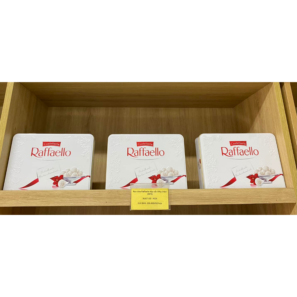 ✈️ Kẹo chocolat dừa hộp sắt 300g