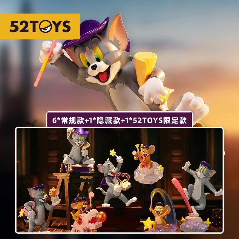 Mô hình 52TOYS Tom Jerry Fantasy Magic Phép Thuật blind box