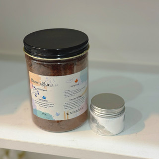 COMBO BỘT BROWNSKIN + BỘT NIACINAMIDE HỖ TRỢ DƯỠNG TRẮNG,GIẢM THÂM DA BODY