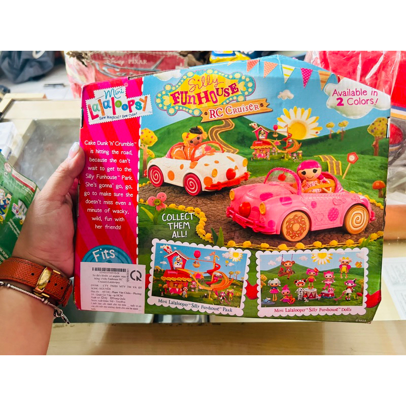 Bộ đồ chơi xe điều khiển Lalaloopsy Mini Doll  RC Cruiser Remote Control Cake Dunk Crumble chính hãng
