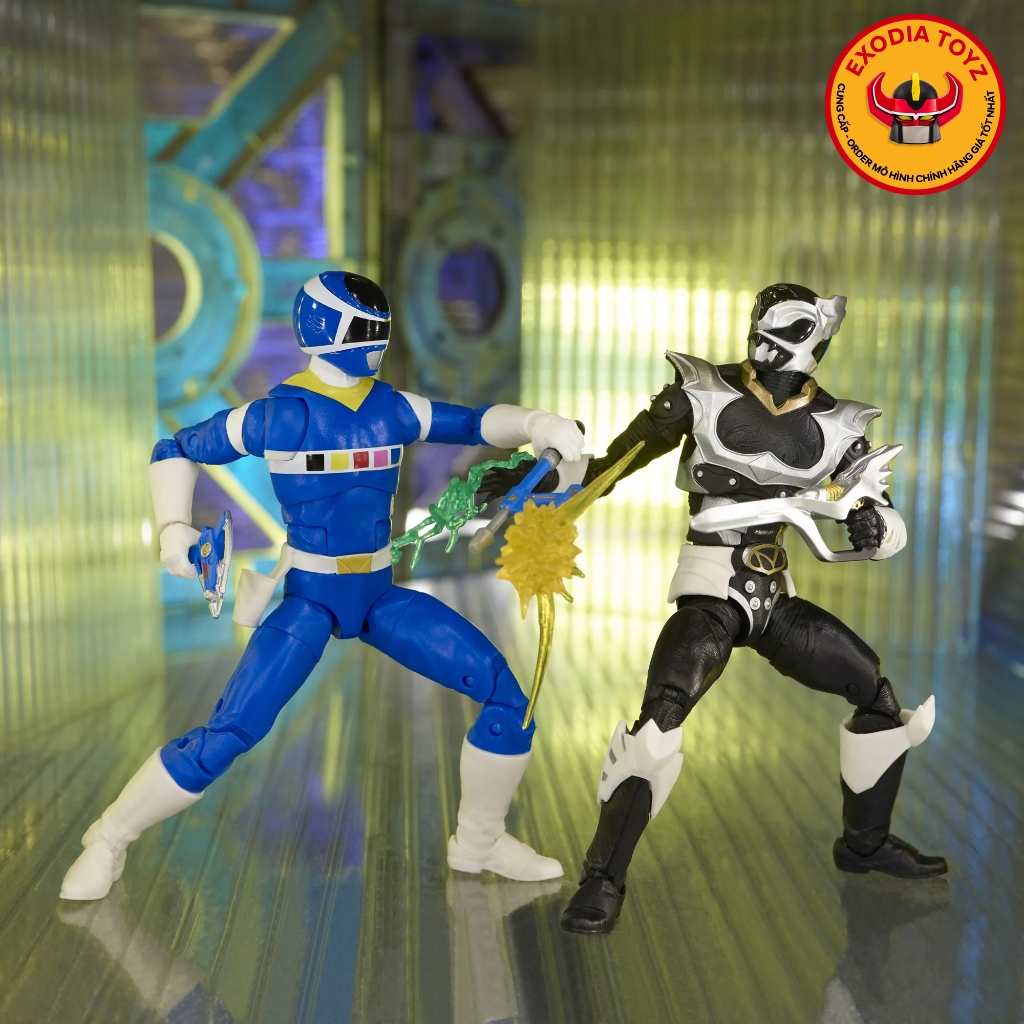 Mô hình Power Rangers Lightning Collection In Space Blue Ranger Vs. Silver Psycho Ranger - HASBRO