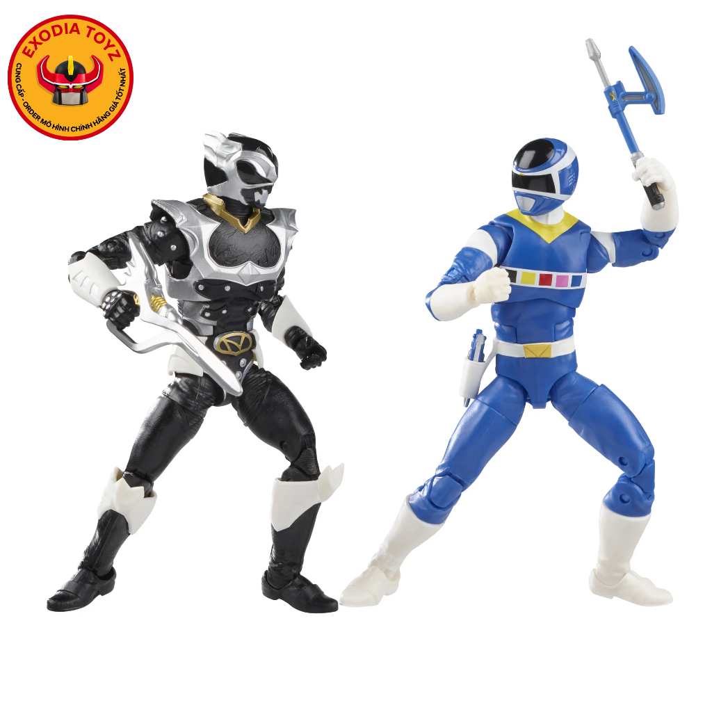 Mô hình Power Rangers Lightning Collection In Space Blue Ranger Vs. Silver Psycho Ranger - HASBRO