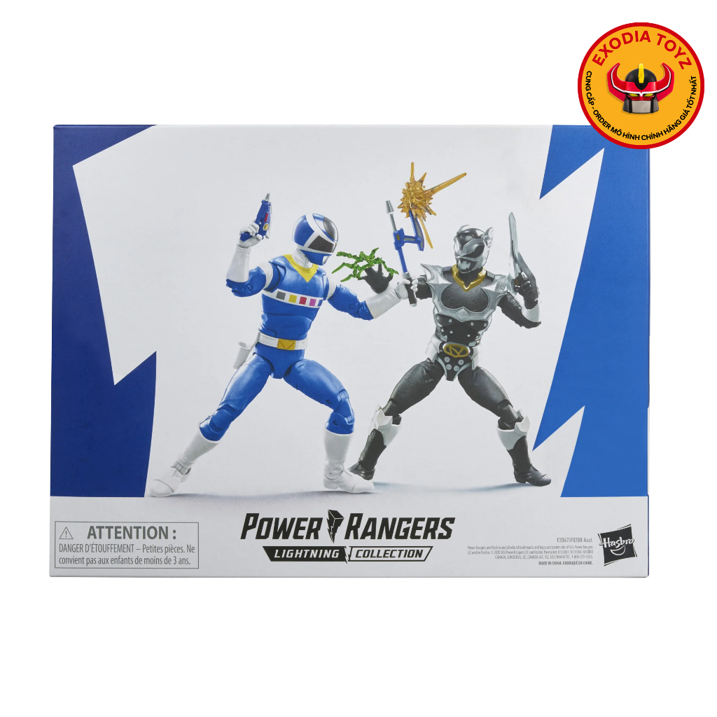 Mô hình Power Rangers Lightning Collection In Space Blue Ranger Vs. Silver Psycho Ranger - HASBRO