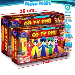 Bàn cờ tỷ phú nam châm foxi siêu to, phiên bản thương nhân hội an. cờ tỷ phú chính hãng giá rẻ