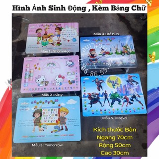 🚀tba shop🚀bàn xếp học sinh đa năng 4 chân nhựa cao cấp - kích thước 50 x 70cm