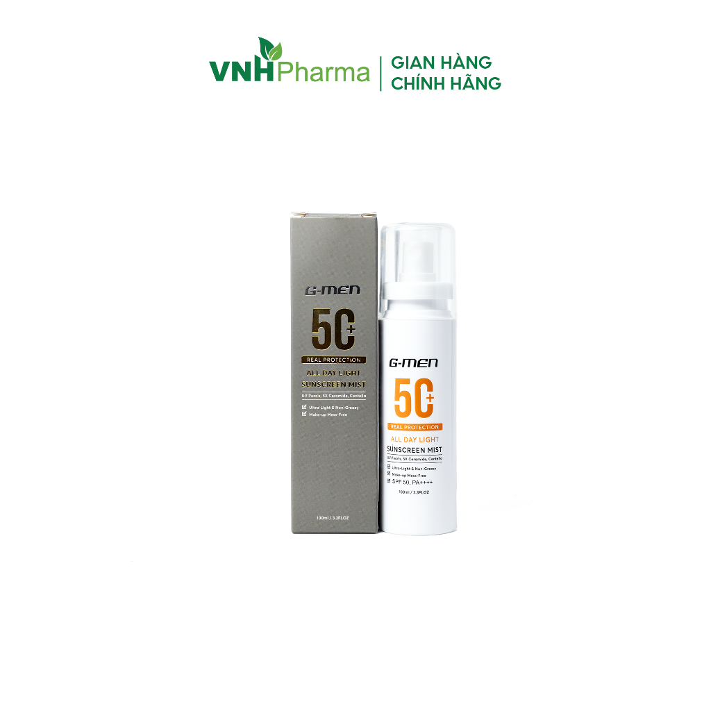 Xịt chống nắng nam GMEN – SPF50 PA++++
