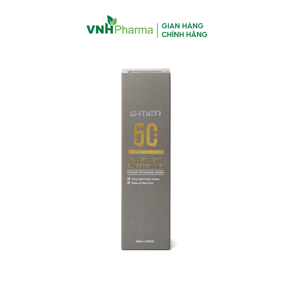 Xịt chống nắng nam GMEN – SPF50 PA++++