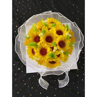 Set 2 khuôn silicon hoa hướng dương