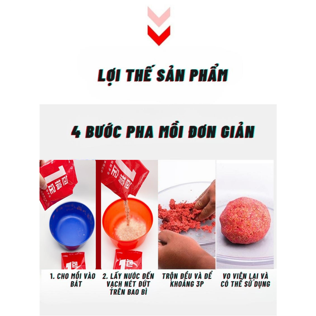 Mồi Câu Cá Số 1 Trung Hoa - Mồi Câu Cá Chép, Trôi, Rô...Mồi Câu Đài Tự Nhiên, Mồi Câu Siêu Nhạy Phù Hợp Nhiều L